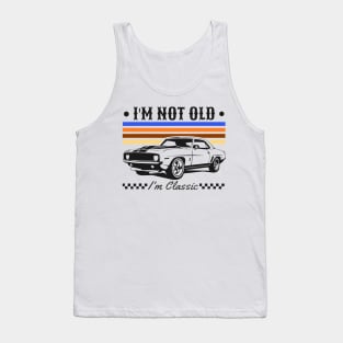 I'm Not Old I'm Classic Funny Car Graphic Tank Top